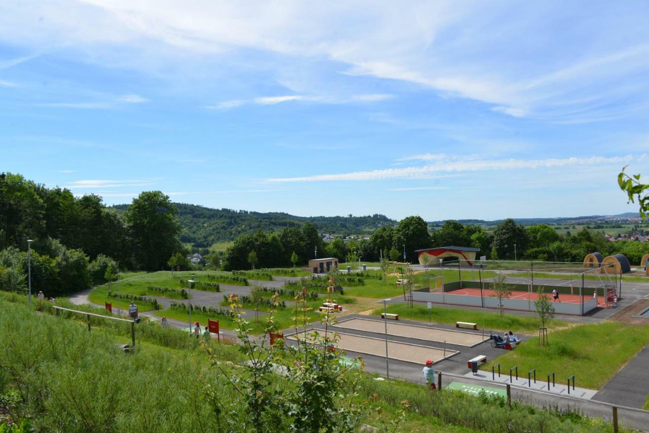 Campinghütte Im Sporterlebnispark Campingplatz Allmersbach im Tal